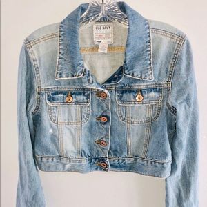 Cropped Demin jacket